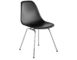 eames® molded plastic side chair with 4 leg base - 1