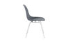 eames® molded plastic side chair with 4 leg base - 3