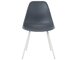 eames molded plastic side chair with 4 leg base - 1