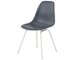 eames molded plastic side chair with 4 leg base - 2