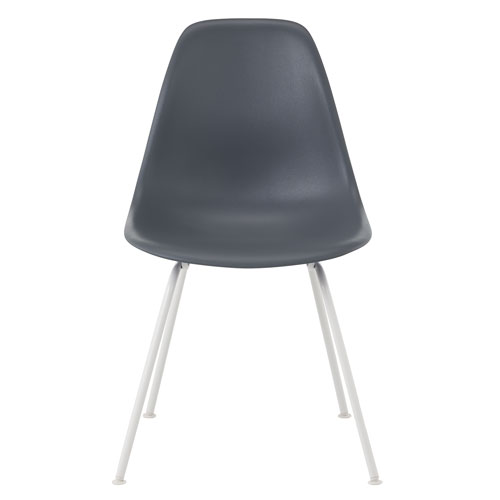 eames® molded plastic side chair with 4 leg base  - Herman Miller
