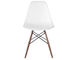eames® molded plastic side chair with dowel base - 1