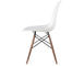 eames® molded plastic side chair with dowel base - 4