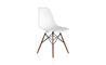 eames® molded plastic side chair with dowel base - 18