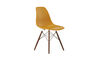 eames molded plastic side chair with dowel base - 16