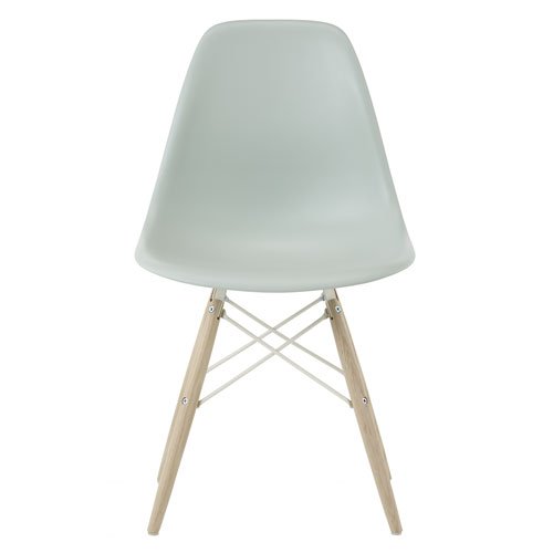 eames® molded plastic side chair with dowel base  - Herman Miller