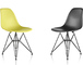 eames® molded plastic side chair with wire base - 6