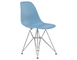 eames molded plastic side chair with wire base - 2