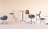 eames molded plastic side chair with wire base - 8
