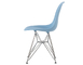 eames molded plastic side chair with wire base - 3