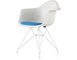 eames® wire base armchair with seat pad - 6