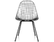eames wire chair with 4 leg base - 8