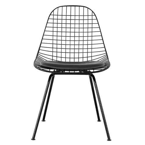 eames wire chair with 4 leg base