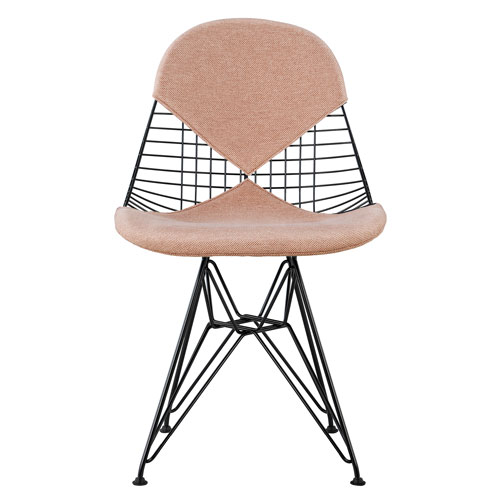 eames wire chair with bikini pad