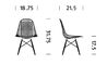 eames® wire chair with dowel base - 8