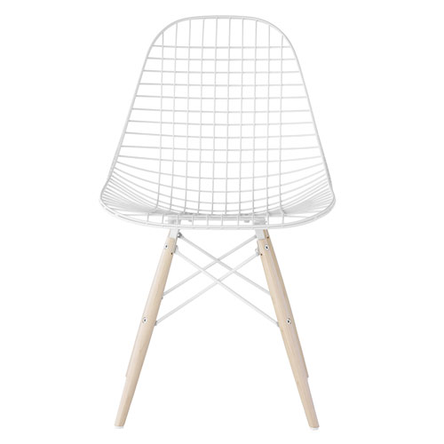eames® wire chair with dowel base  - Herman Miller