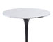 saarinen side table with polished chrome top - 2