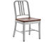 emeco navy chair with wood seat - 1
