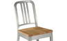 emeco navy chair with wood seat - 2