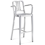 emeco navy stool with arms