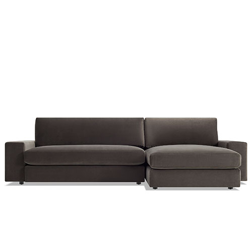 esker sofa with chaise  - Blu Dot