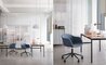 fiber armchair swivel task chair - 4