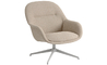 fiber lounge armchair with swivel base - 9