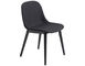 fiber side chair with wood base - 2