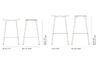 fiber stool with tube base - 8