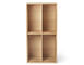 fk63 four section upright bookcase - 1