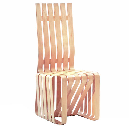 gehry high sticking chair