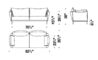 gentry 90 two seater sofa - 10
