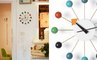 george nelson ball clock in multicolor - 2