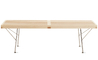 george nelson platform bench with metal base - 7