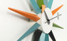 george nelson sunburst clock multicolor - 7