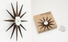 george nelson sunburst clock walnut - 8