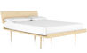 nelson™ thin edge bed with wood taper legs - 1