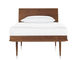 nelson™ thin edge bed with wood taper legs - 10
