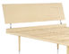 nelson™ thin edge bed with wood taper legs - 14