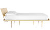 nelson™ thin edge bed with wood taper legs - 4