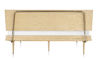 nelson™ thin edge bed with wood taper legs - 5
