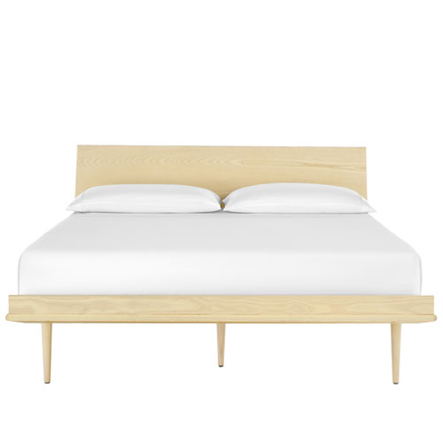 nelson thin edge bed with wood taper legs