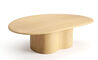 ghia organic table with central base - 1