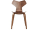 grand prix chair with wood legs - 1