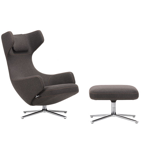 grand repos lounge chair & ottoman