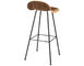 gubi 3d center base wood stool - 3