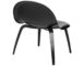 gubi 3d lounge chair with wood base - 3