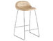 gubi 3d sled base wood stool - 2