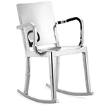 emeco hudson rocking armchair