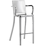 emeco hudson stool with arms